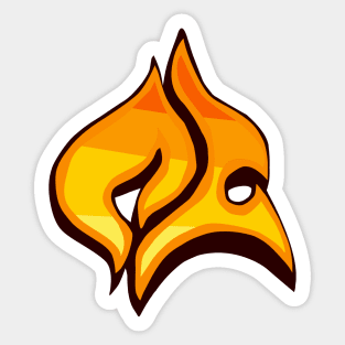 Fire graffiti Sticker